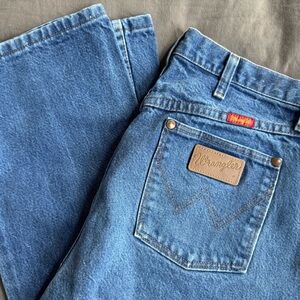 90s Wrangler Cowboy Cut Jeans Womens 30x30 Medium Wash Cotton High Rise Denim